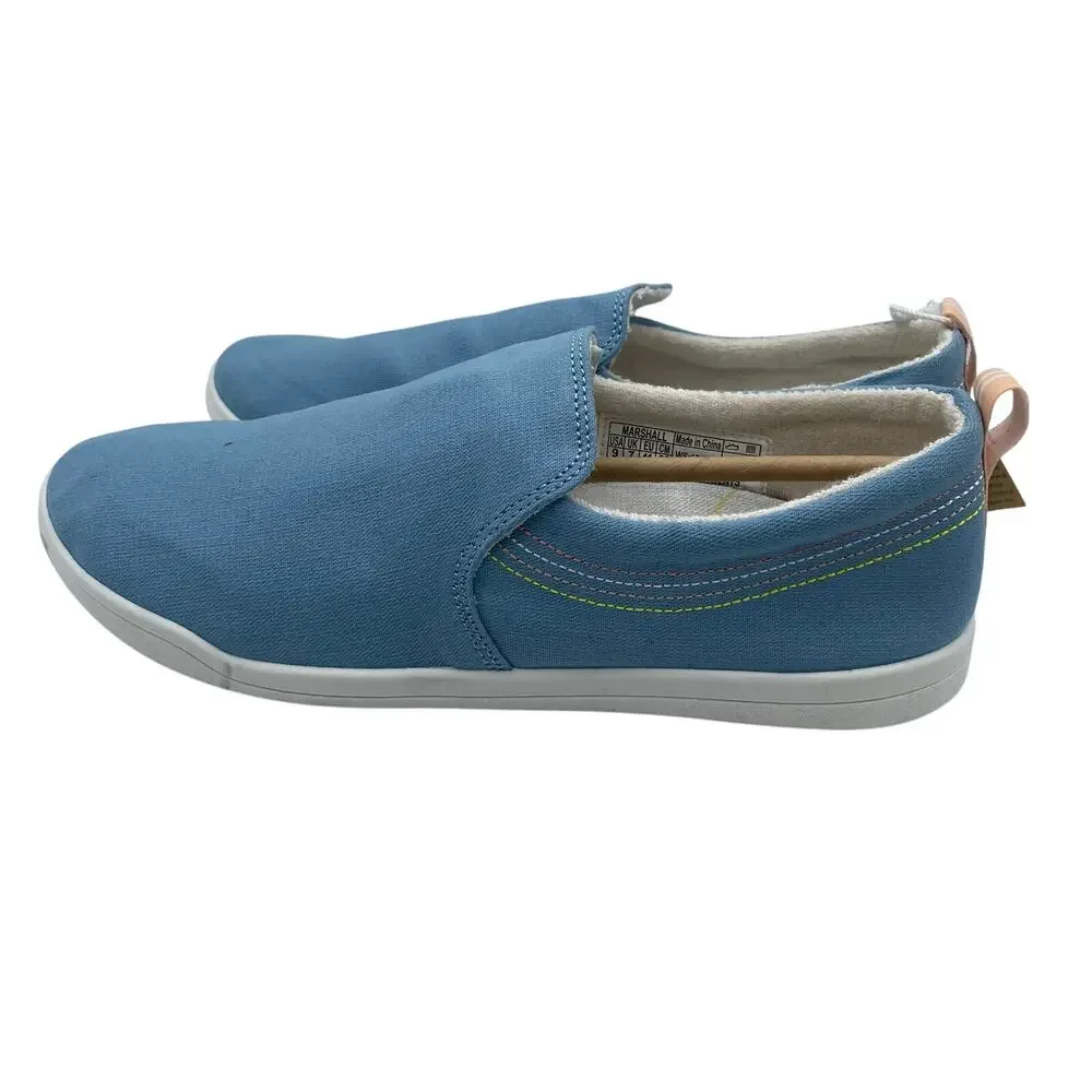 Vionic Beach Marshall Washable Canvas Slip On Shoes Blue Comfort Womens 9 - Picture 2 of 8